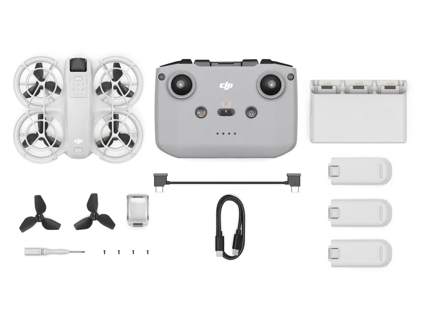 DRON DJI Neo Fly More Combo obsah balení DRONPRO