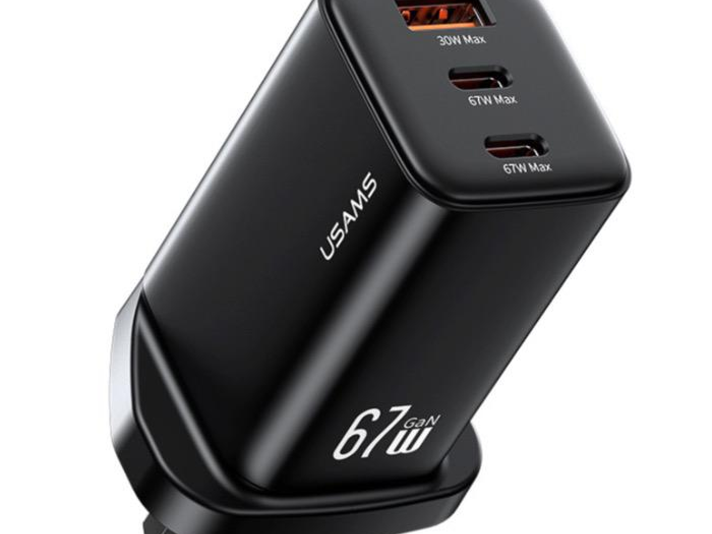 Nabíjecí adaptér USAMS 67W s 3 Porty – USB-C a USB-A