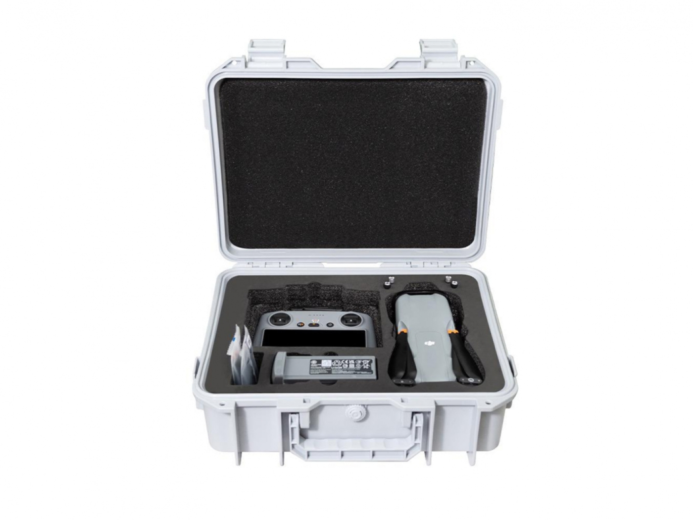 Bílý ohnivzdorný kufr na dron DJI Air 3 / Air 3S