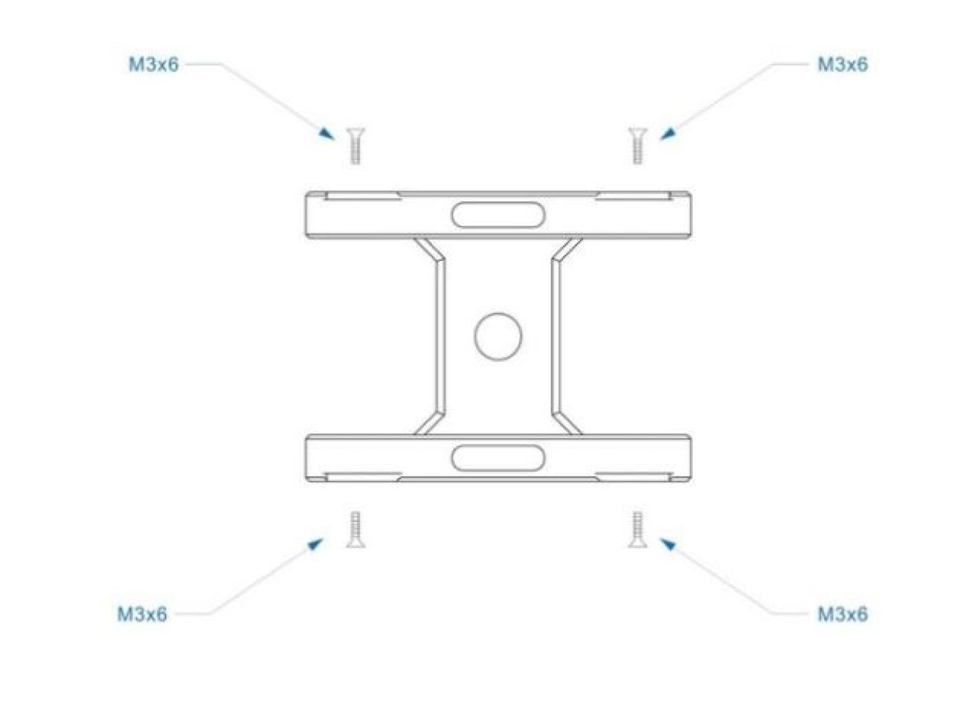 Výztuha přední části DJI RoboMaster S1