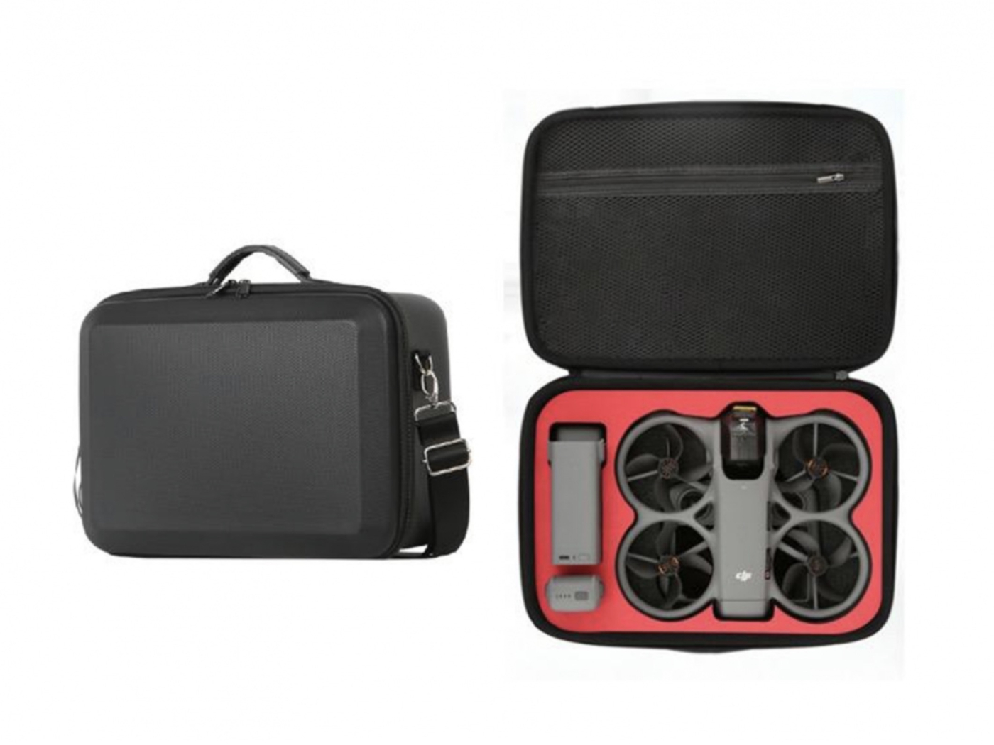 Dvouvrstvé PU pouzdro pro dron DJI Avata 360 Fly More Combo (DJI RC 2) uvnítř.jpeg