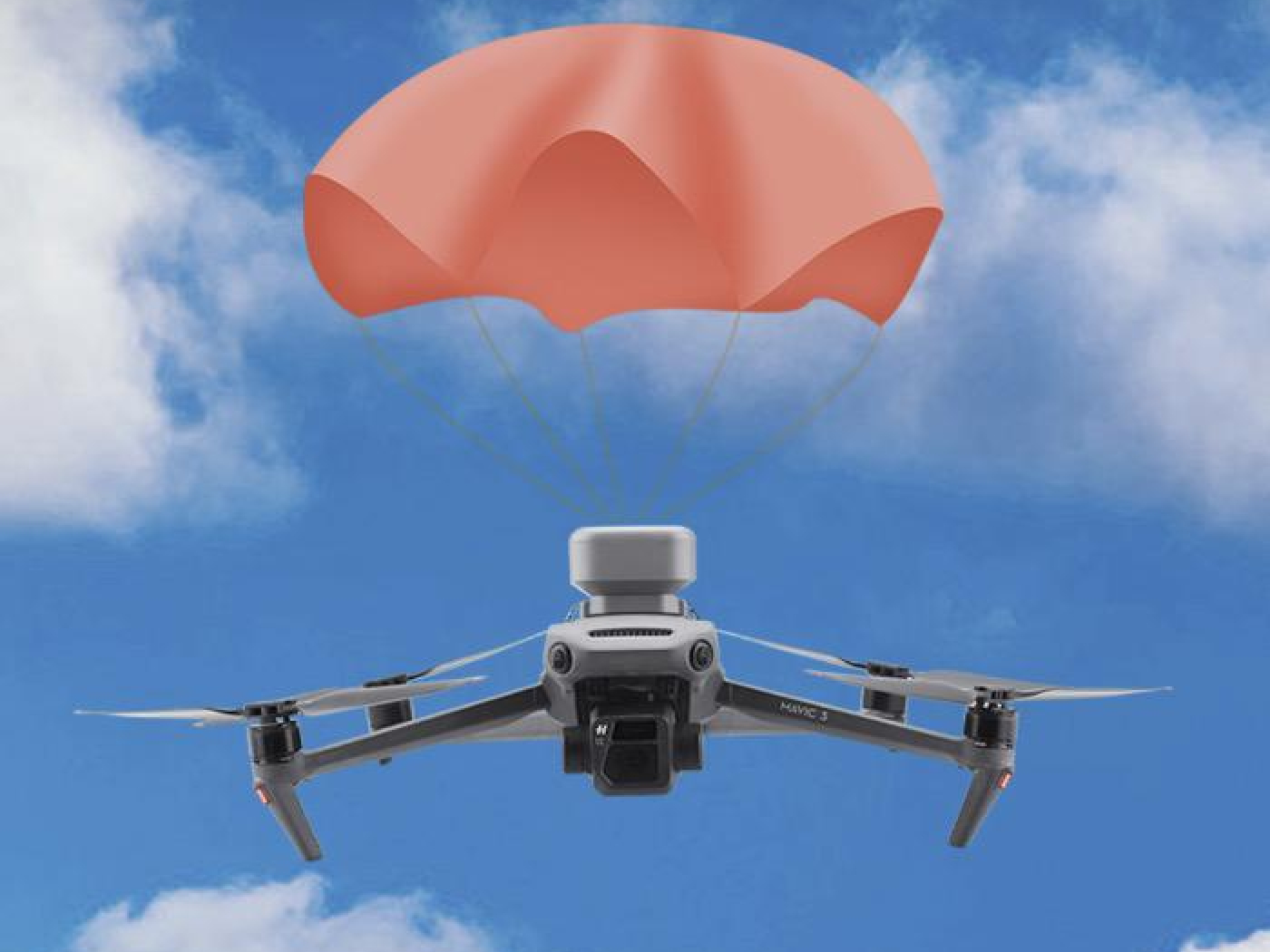 FlyFire padák Manti III na dron DJI Mavic Pro / Mavic 2 / Mavic 3 / Mavic Air 2 / Air 2S / Mini 3 / Mini 3 Pro