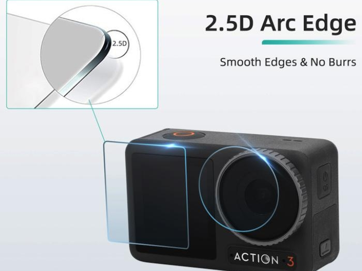 Ochranné sklo na objektiv a displej DJI Osmo Action 3