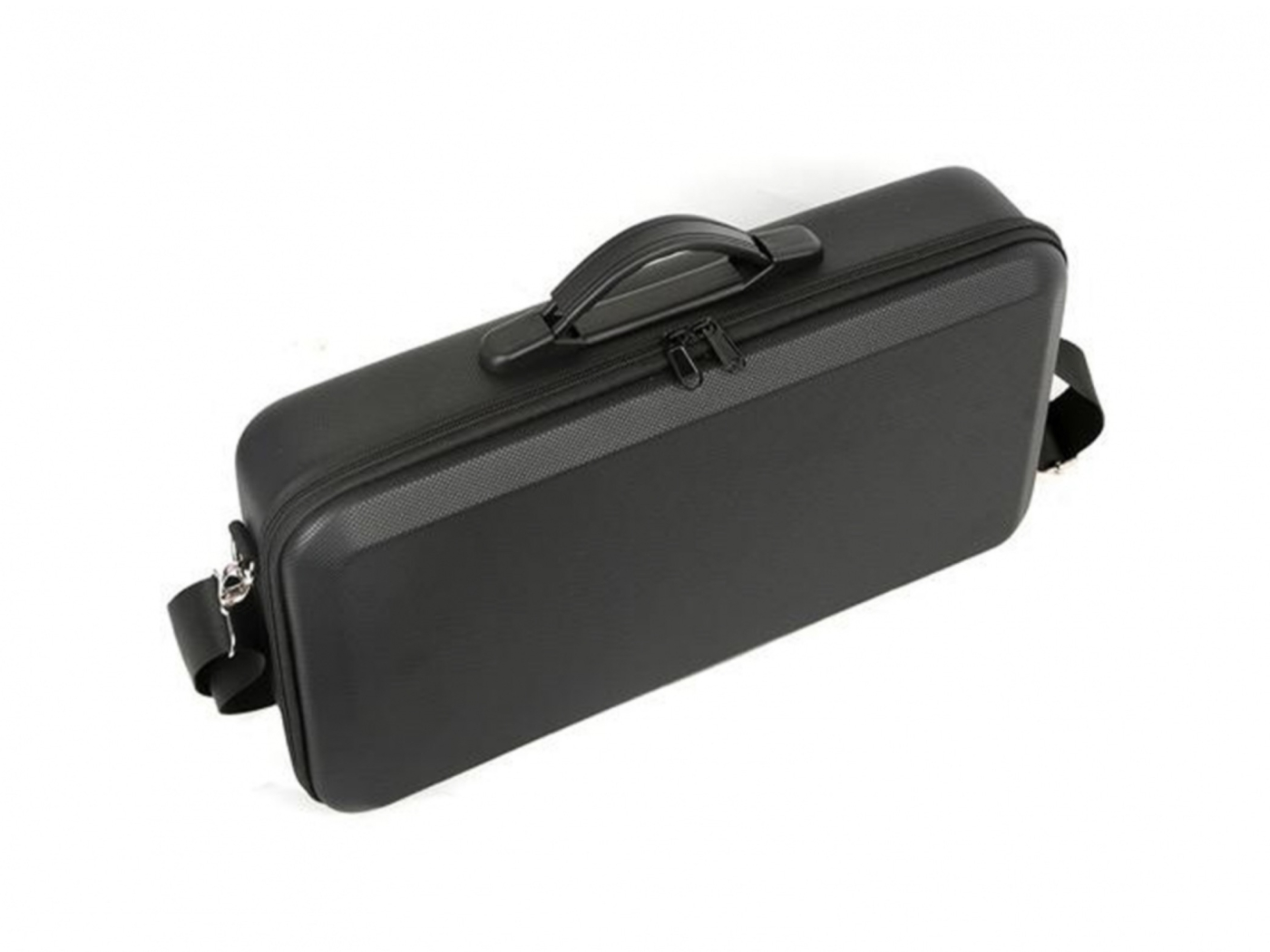 Černé PU pouzdro přes rameno pro dron DJI Avata 360 (DJI RC 2) ze strany.jpeg