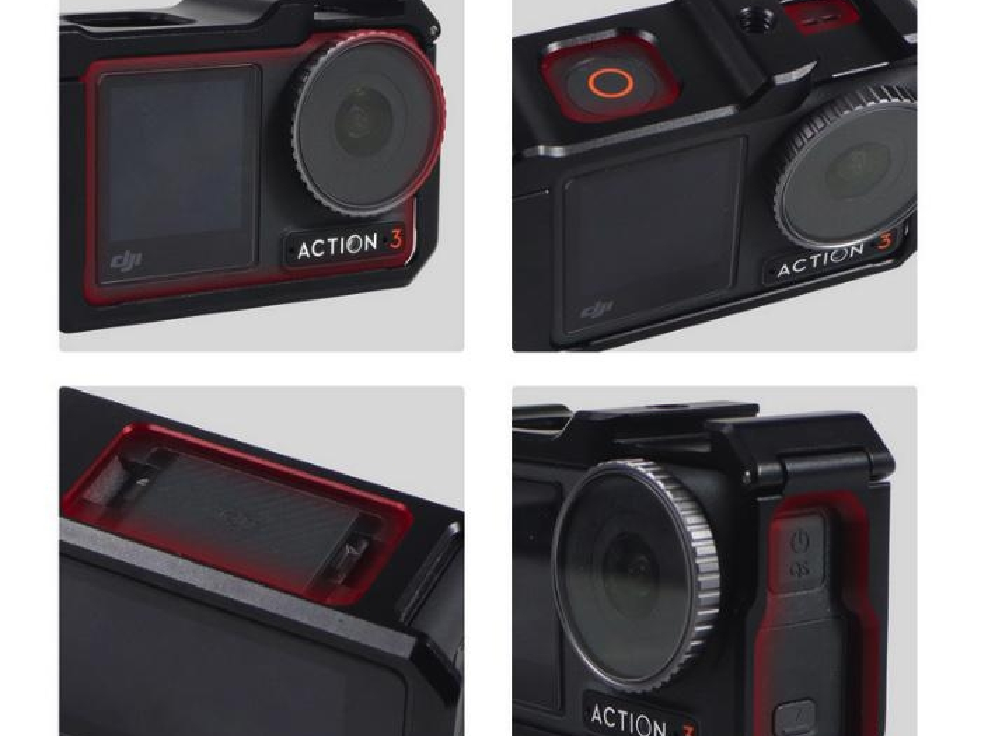 Rám s magnetickým adaptérem na DJI Osmo Action 3