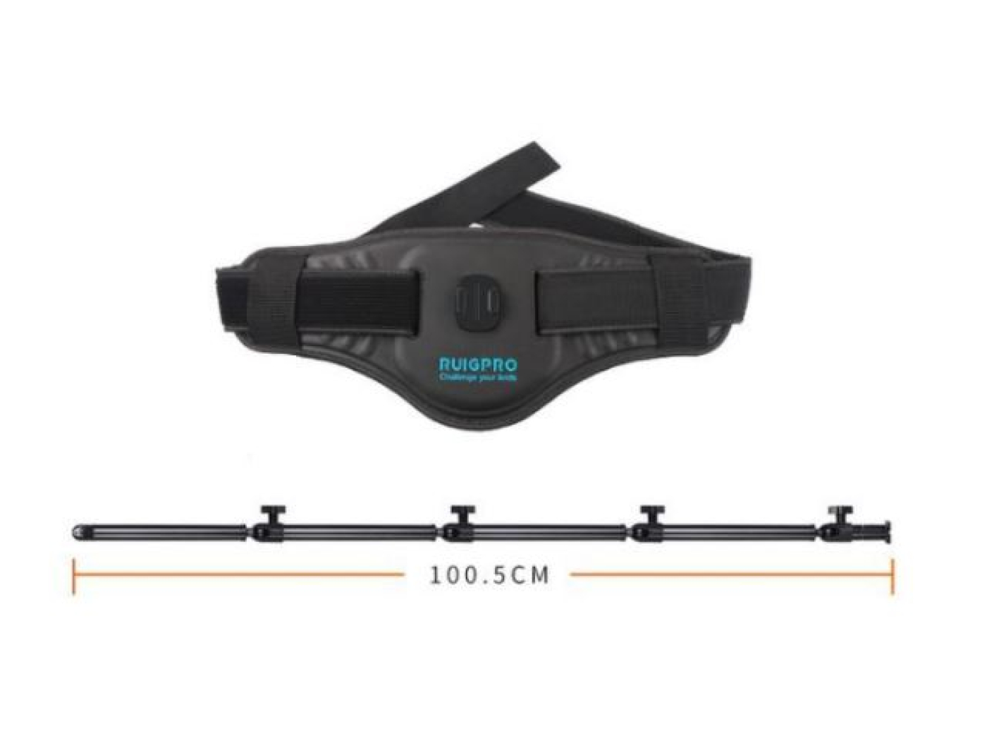 Bederní pás + selfie tyč na kameru Insta360 ONE R
