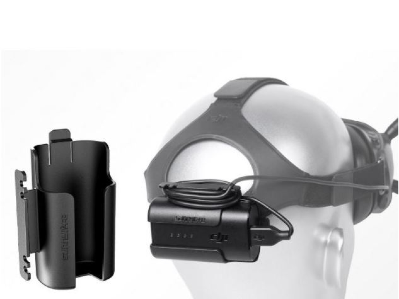 Držák baterie a kabelu DJI FPV Goggles V2