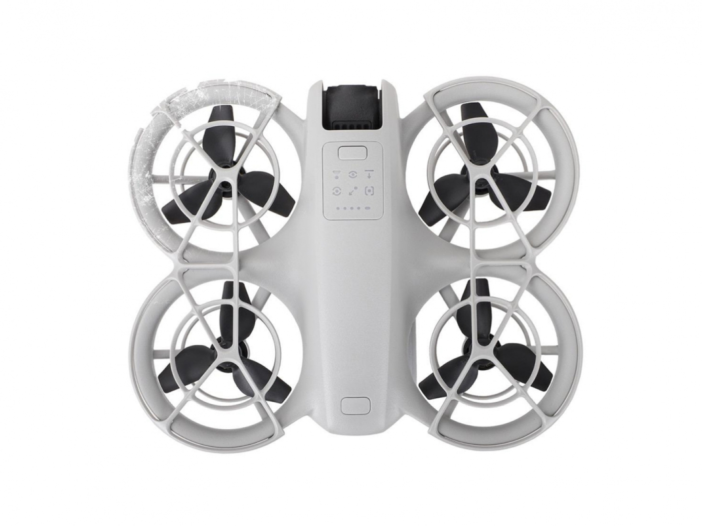 Šedý chránič na ochranné oblouky DJI Neo