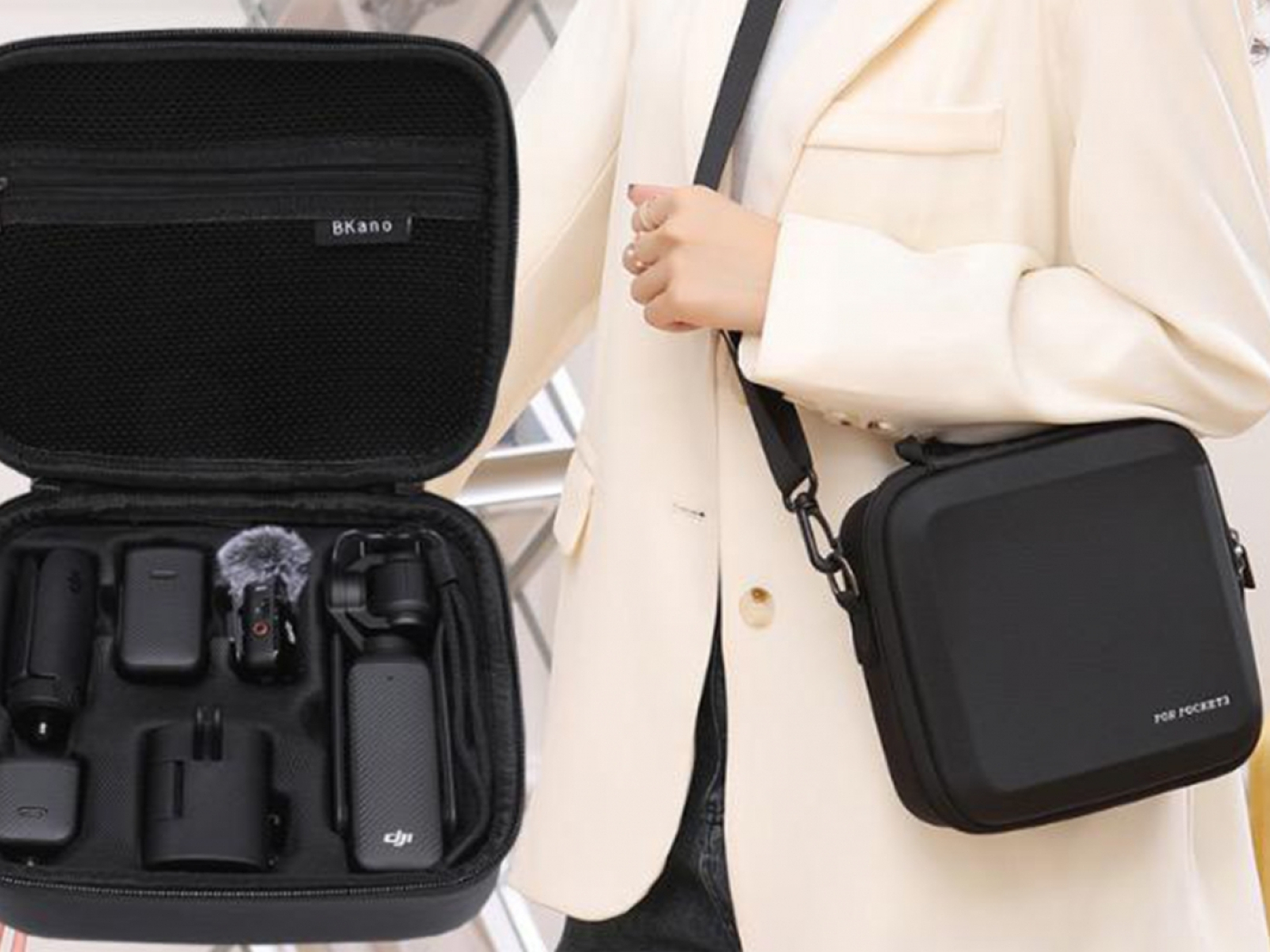 PU přepravní pouzdro na DJI Osmo Pocket 3