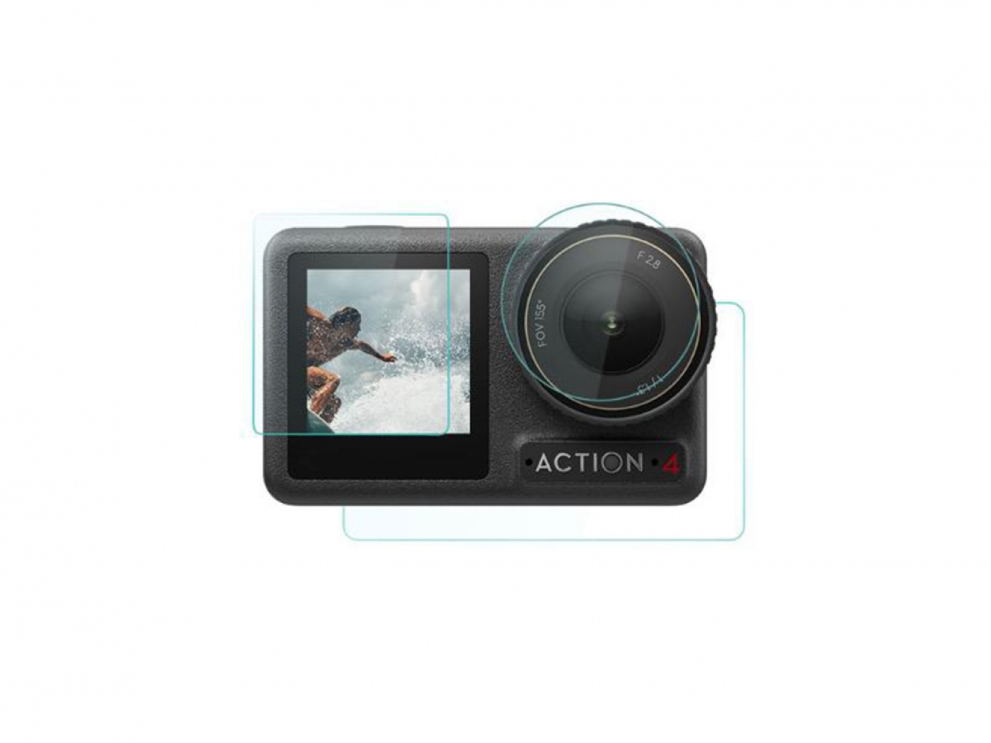 Ochranné sklo na objektiv a displej DJI Osmo Action 4
