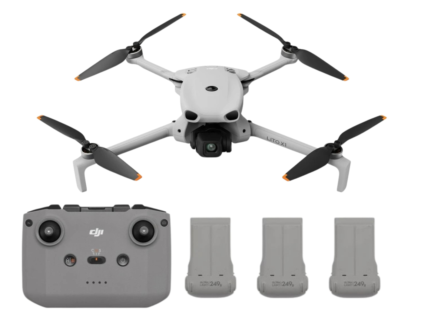 DRON DJI Lito X1 Fly More Combo RC-N3 + 3 baterie DRONPRO