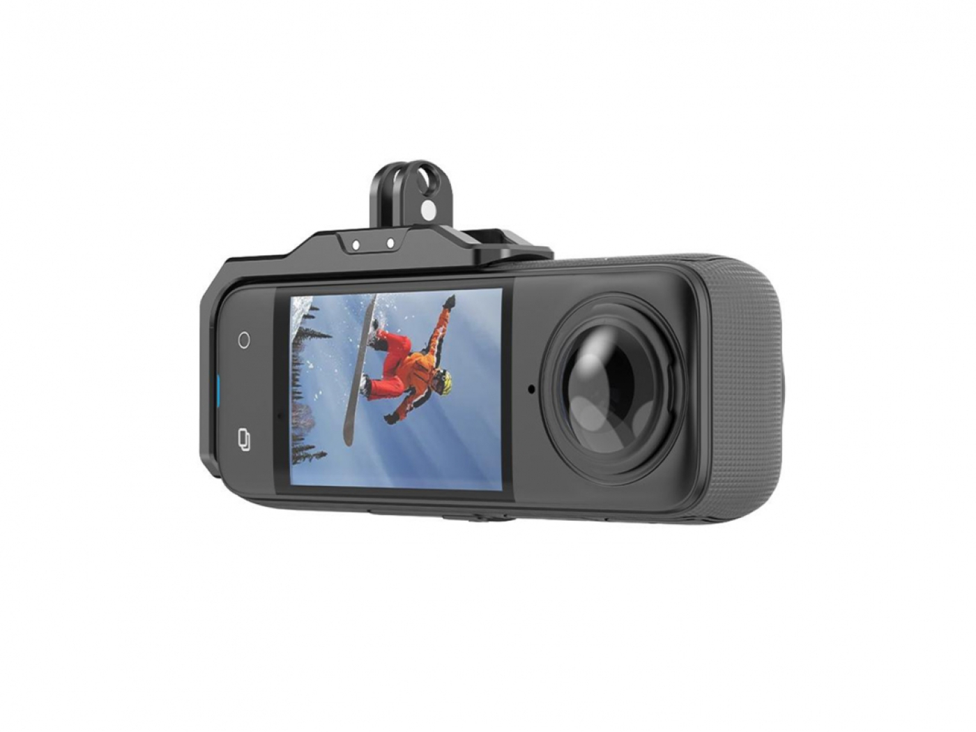 Horizontální adaptér z hliníkové slitiny na kameru Insta360 X4