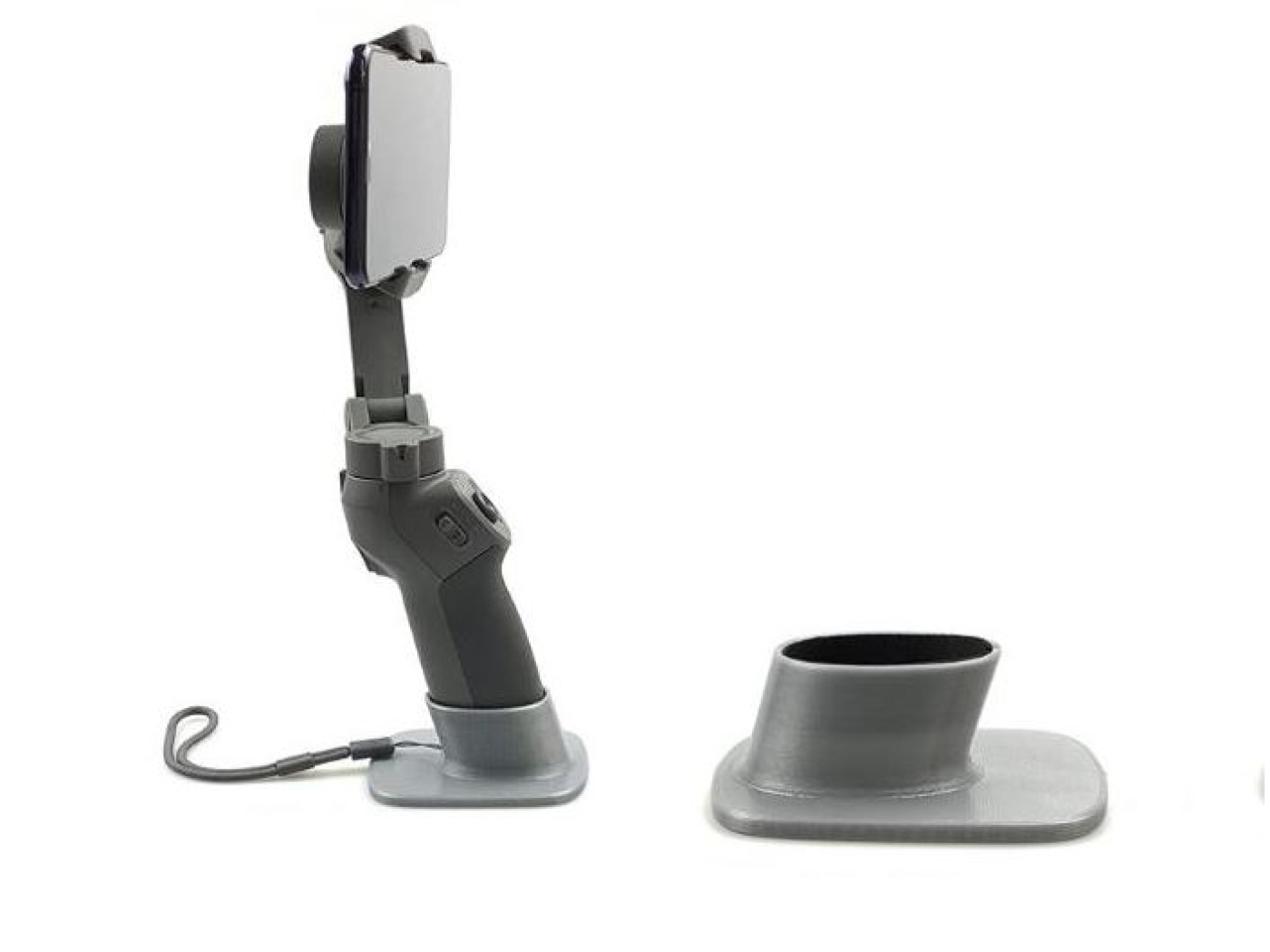 Zahnutá základna na DJI Osmo Mobile 3 / 4 / SE