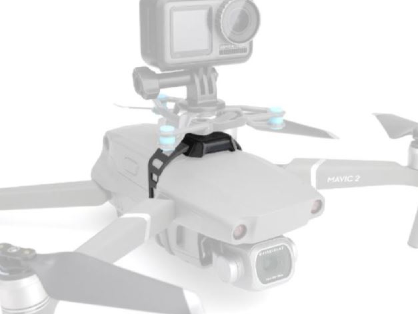 Univerzální adaptér pro připevnění akční kamery na dron