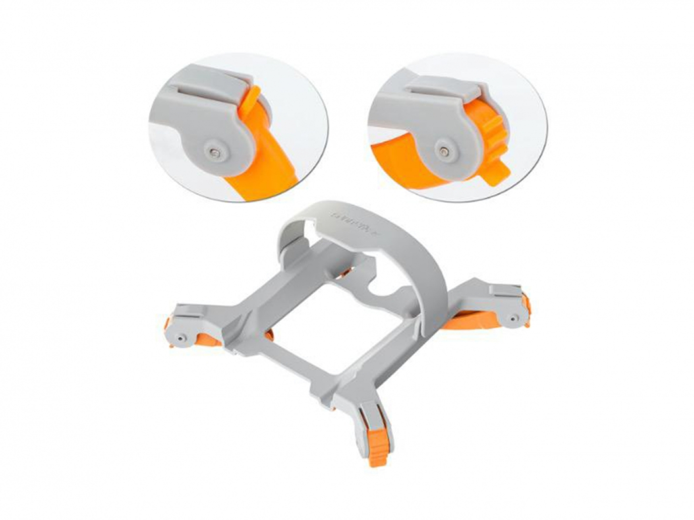 Šedý skládací podvozek na dron DJI Mini 4 Pro