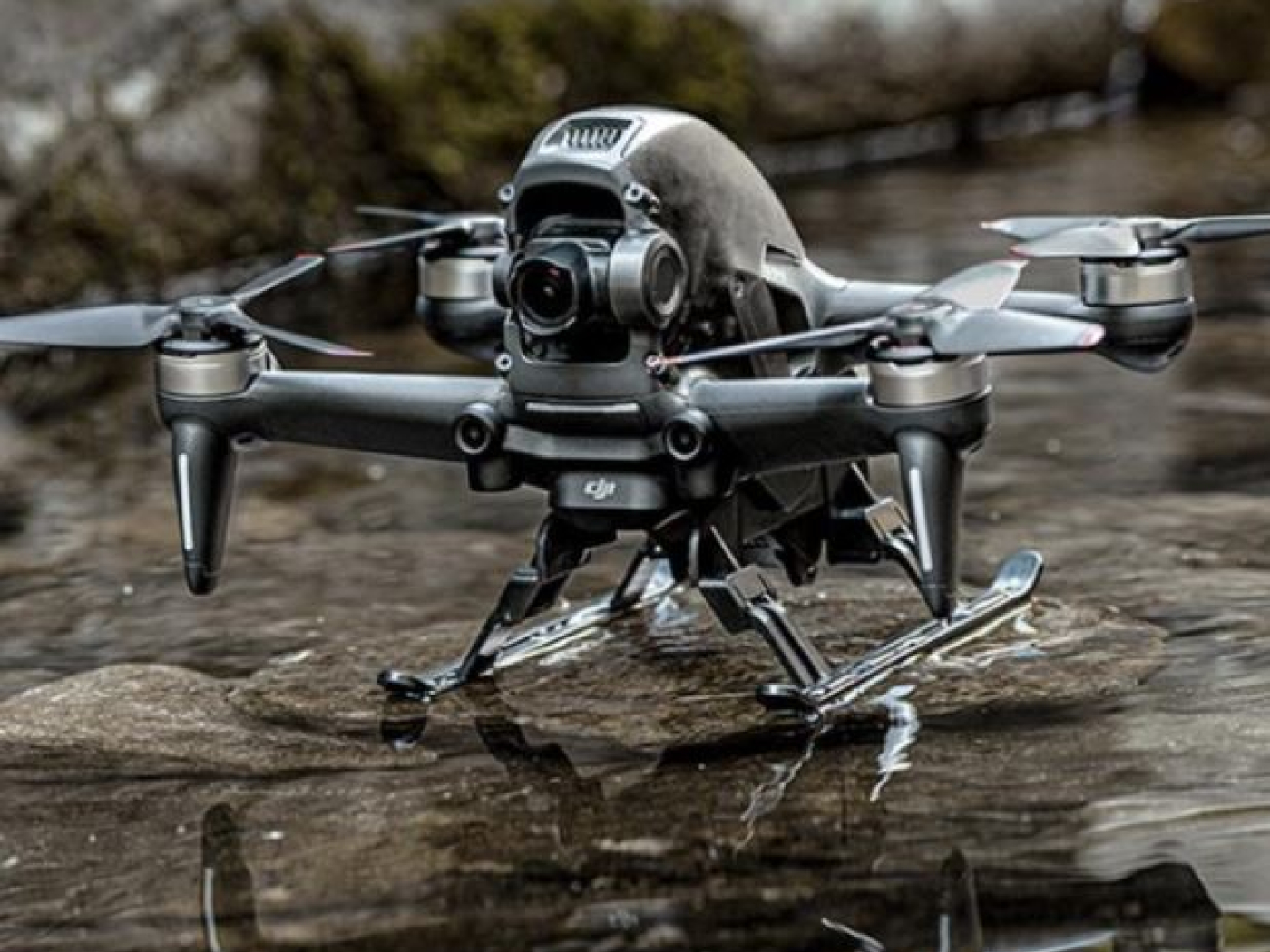 Rychloupínací podvozek na DJI FPV závodní dron