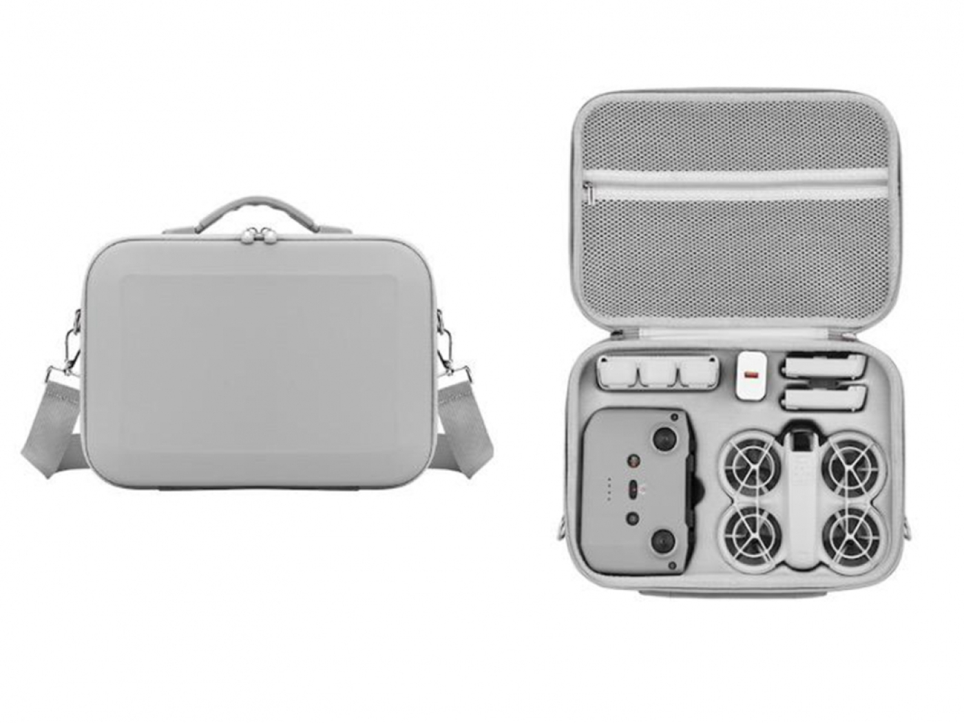 Šedé pouzdro na dron DJI Neo