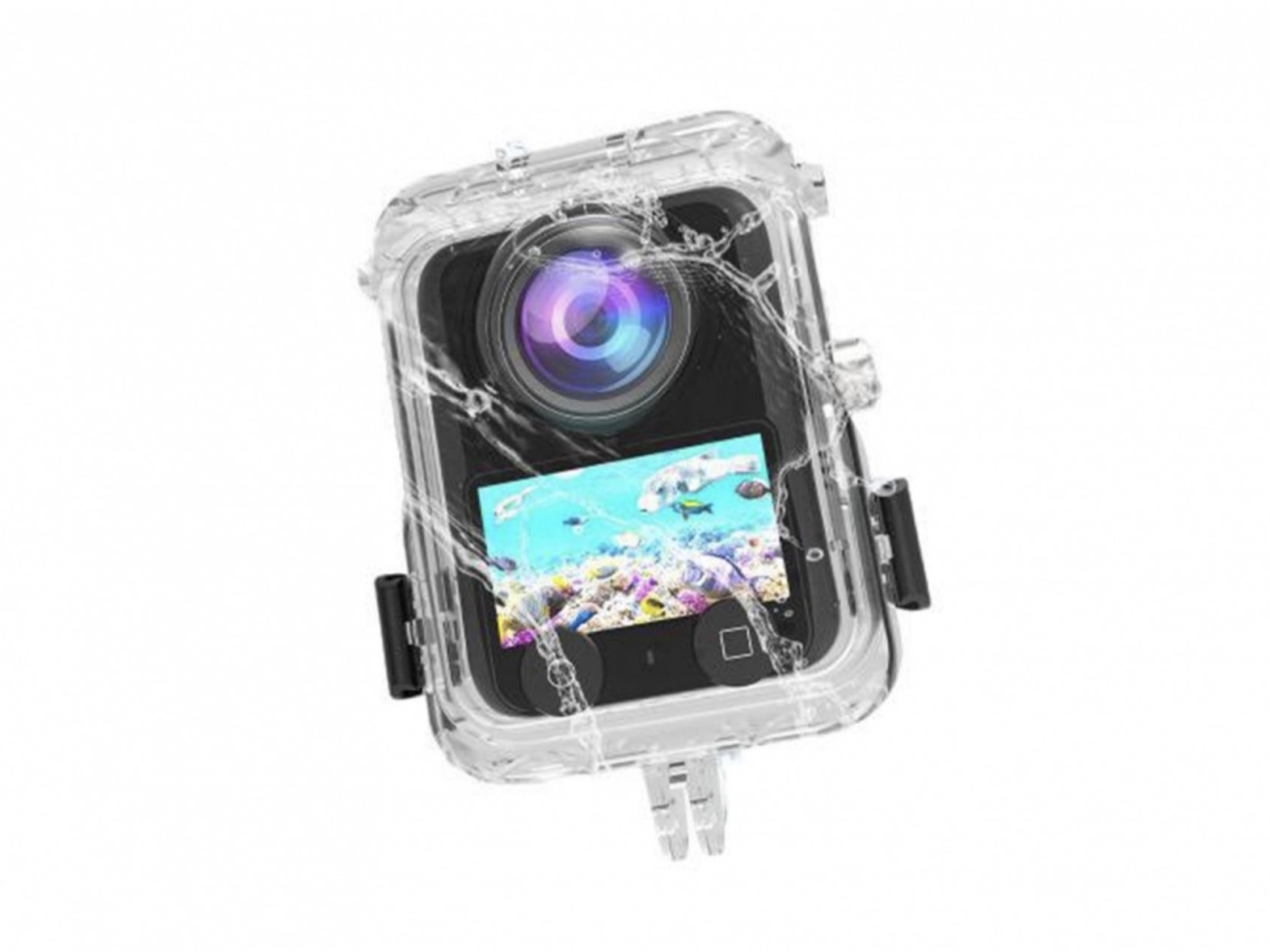 Neviditelné vodotěsné pouzdro pro potápění pro akční kameru DJI Osmo 360