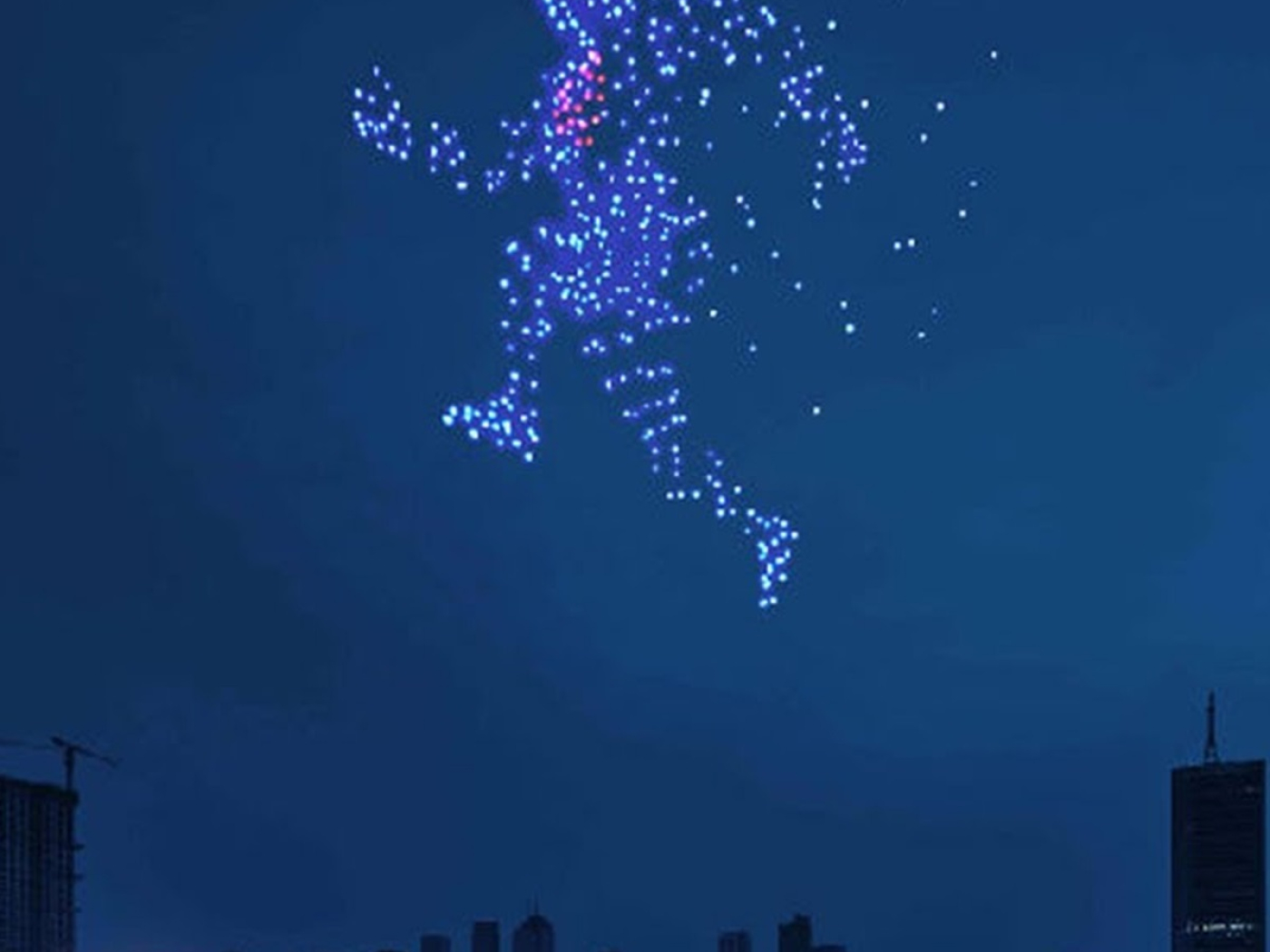 Drone Show swarm software pro leteckou droní show