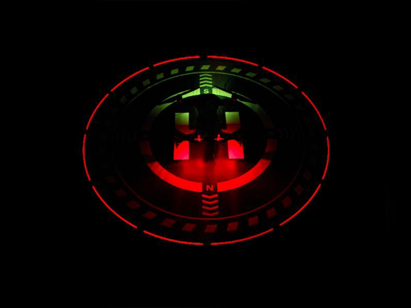 Přistávací plocha pro drony s LED páskou (70cm)