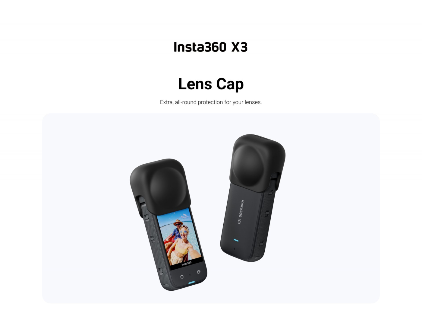 Krytka objektivů kamery Insta360 X3