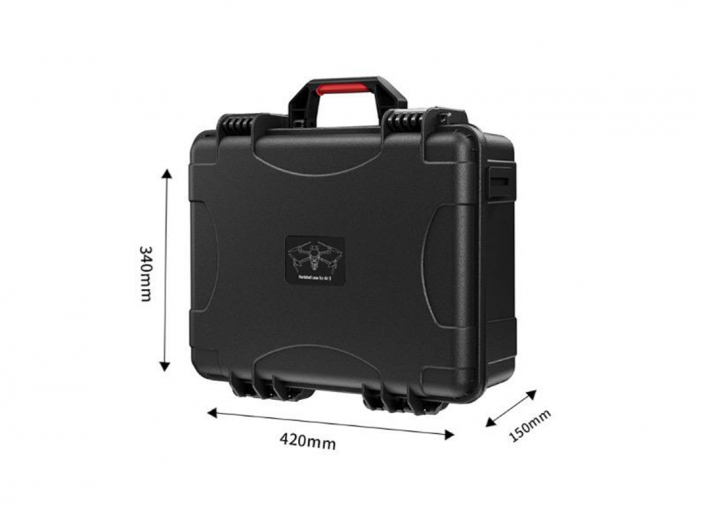 Voděodolný kufr s pěnovou výplní na dron DJI Air 3