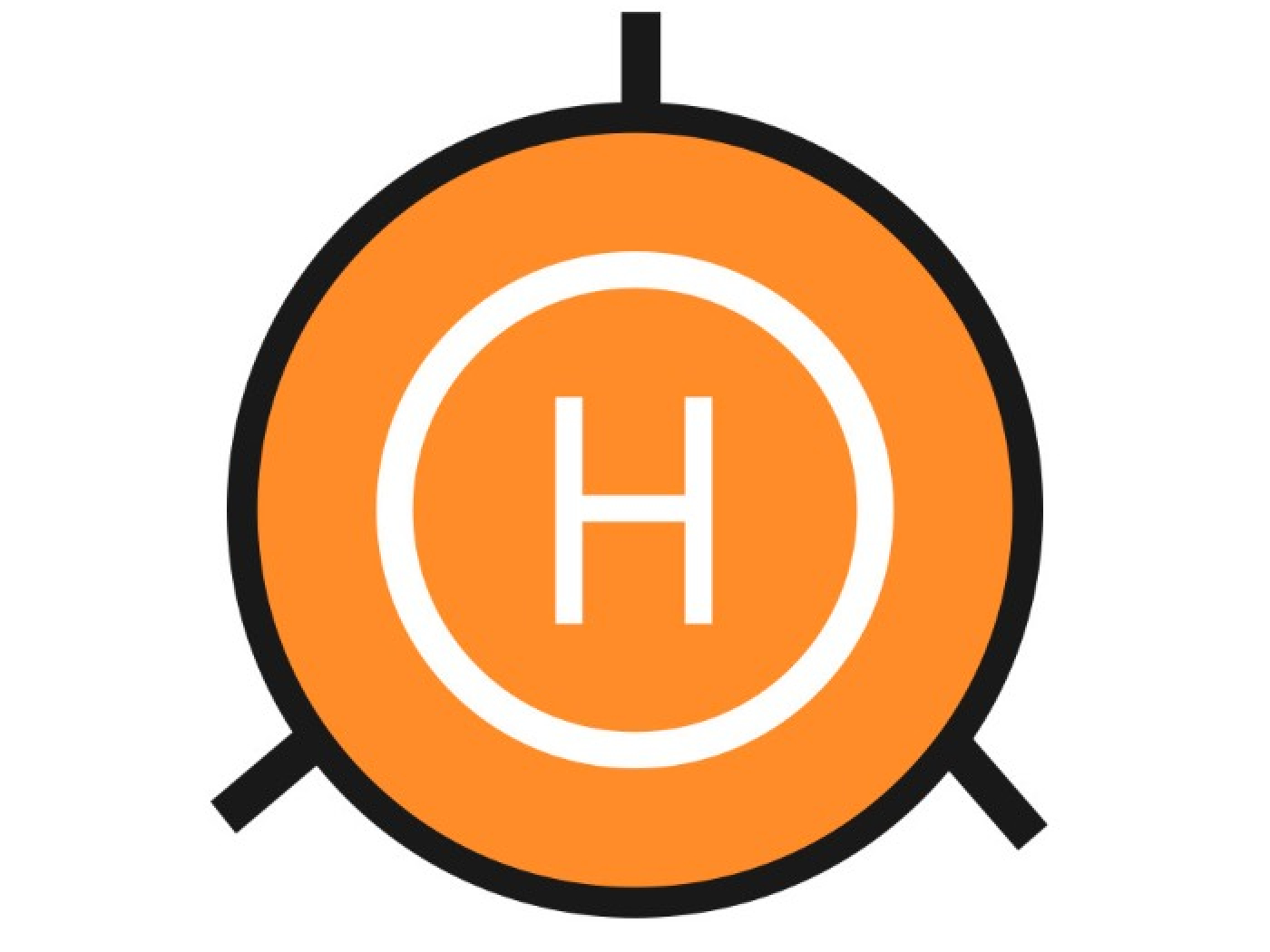 Luminiscenční přistávací plocha (75cm)