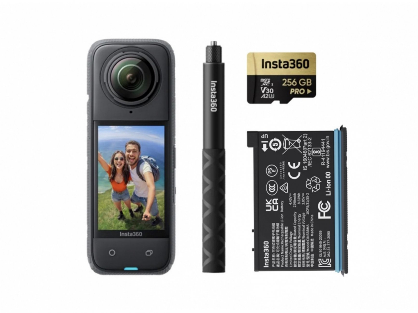 Akční kamera Insta360 X4 Cestovatelský balíček