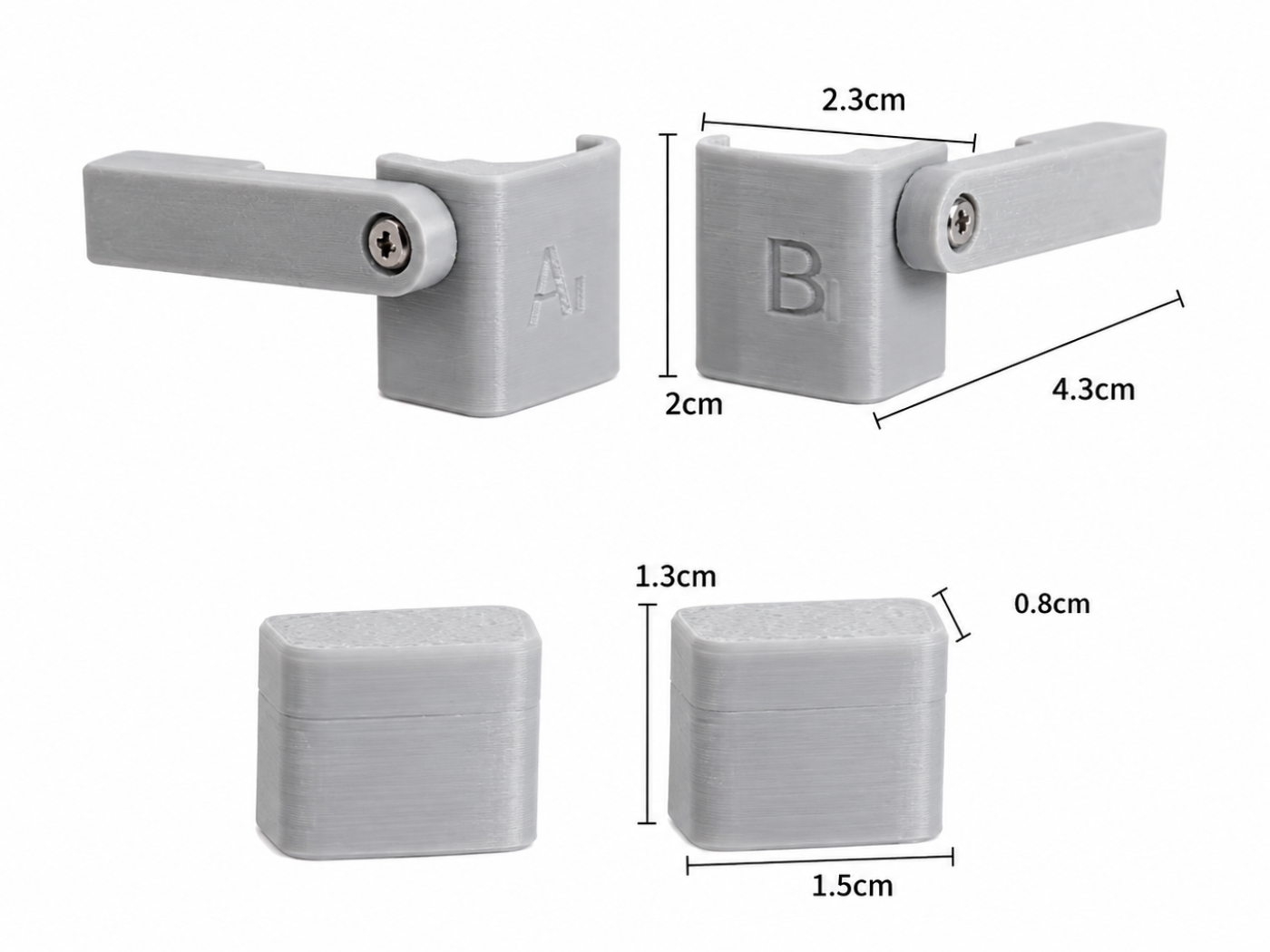 Přistávací podvozek pro DJI Lito 1, X1  - rozměry.png