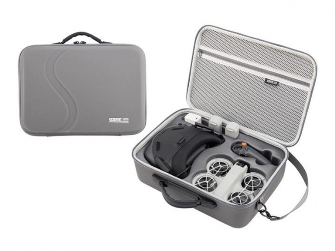 Šedé pouzdro na dron DJI Neo