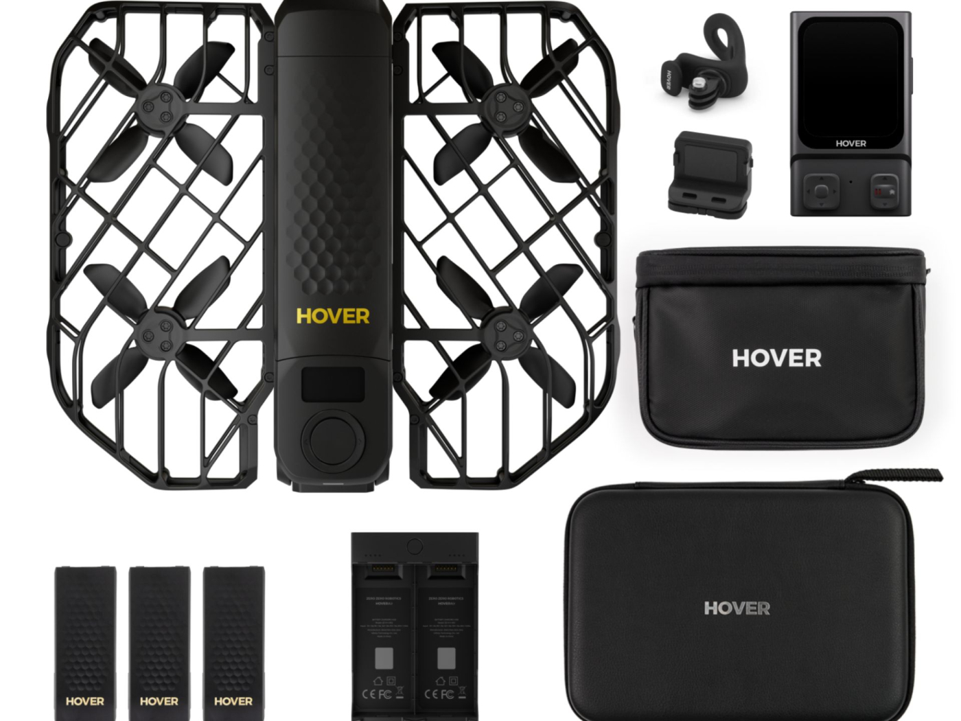 HOVERAir X1 Pro Max Ultimate Cycling Kit - obsah balení.jpg