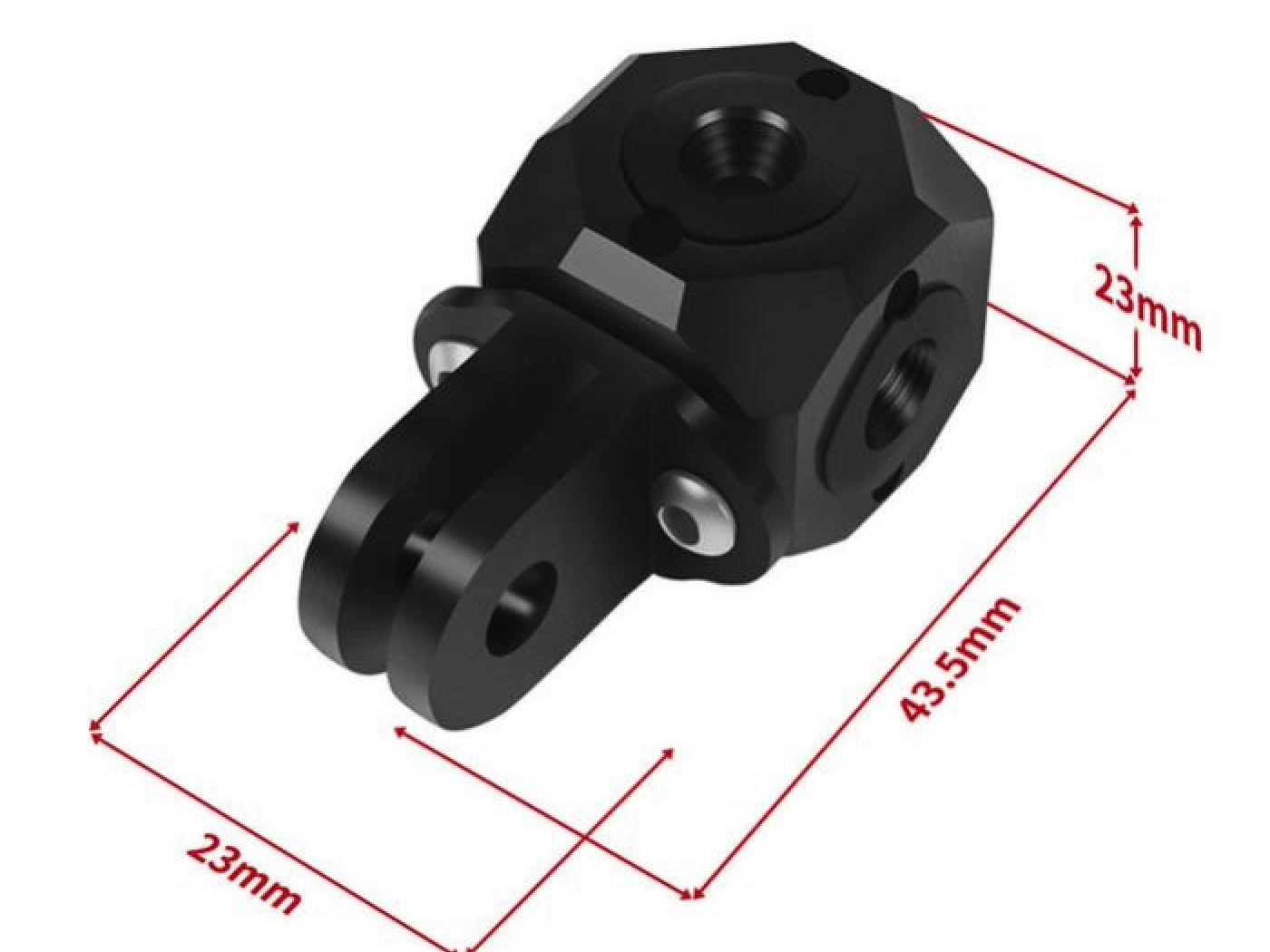 Adaptér s 1/4 závity pro akční kameru