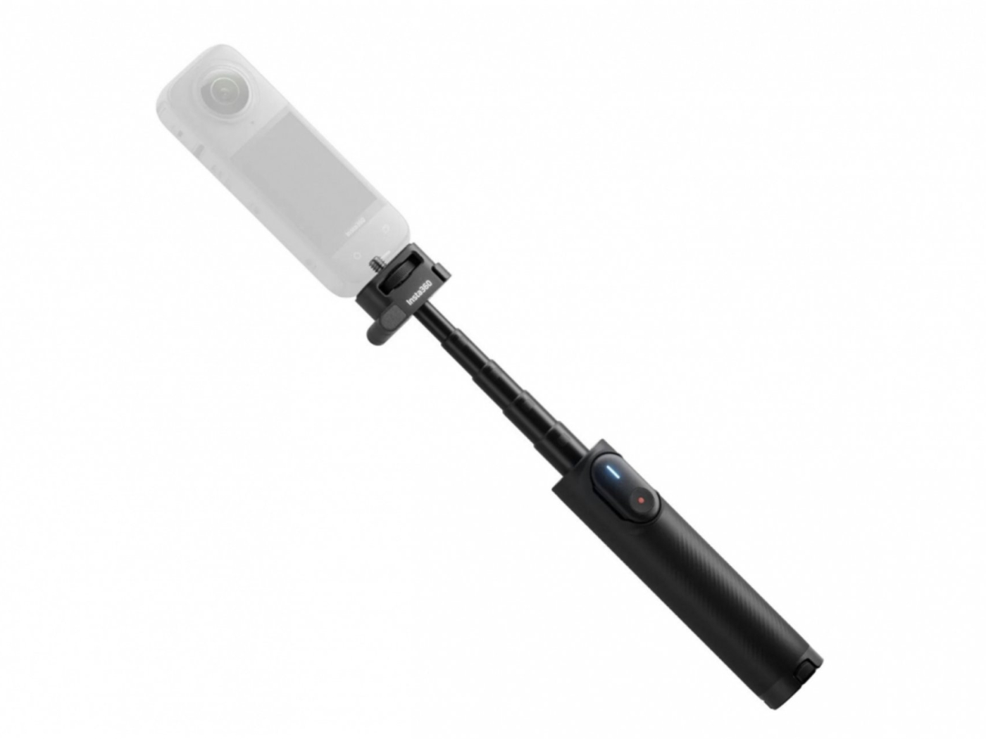 Skládací selfie tyč 2v1 s mini dálkovým ovládáním pro kameru Insta360