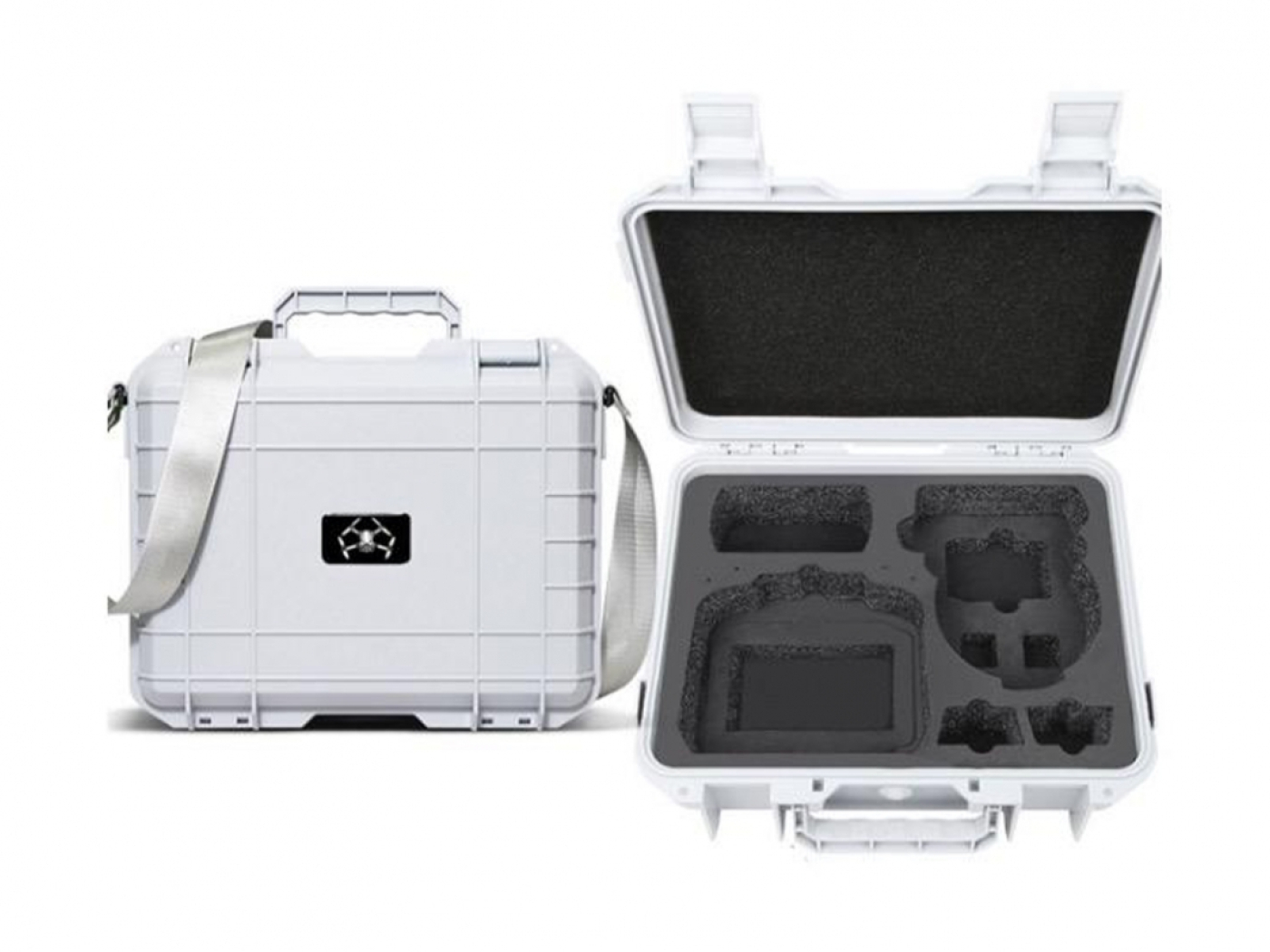 Bílý odolný kufr na dron DJI Flip