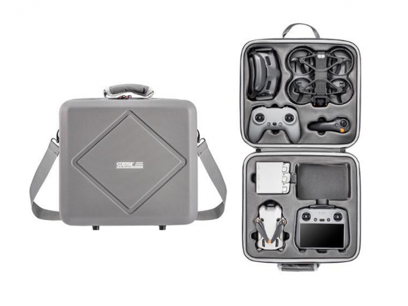 Dvouvrstvé pouzdro na dron DJI Avata 2 a DJI Mini 4 Pro