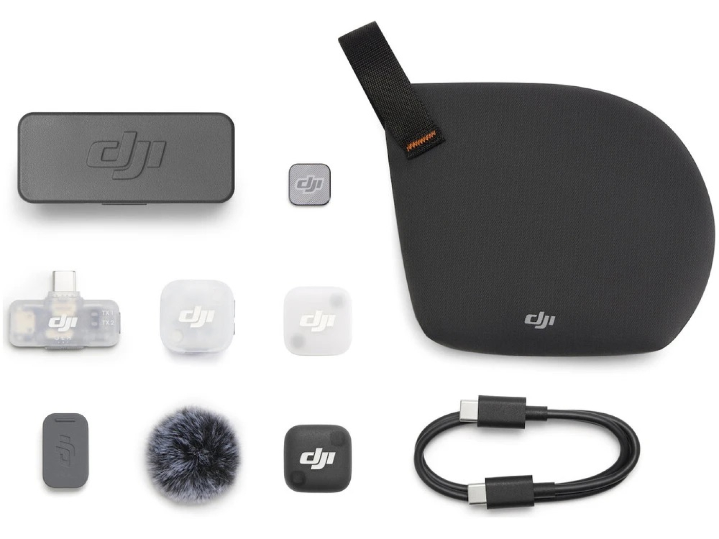 DJI Mic Mini 2 (1 TX + 1 Mobile RX + Charging Case) obsah balení.jpeg