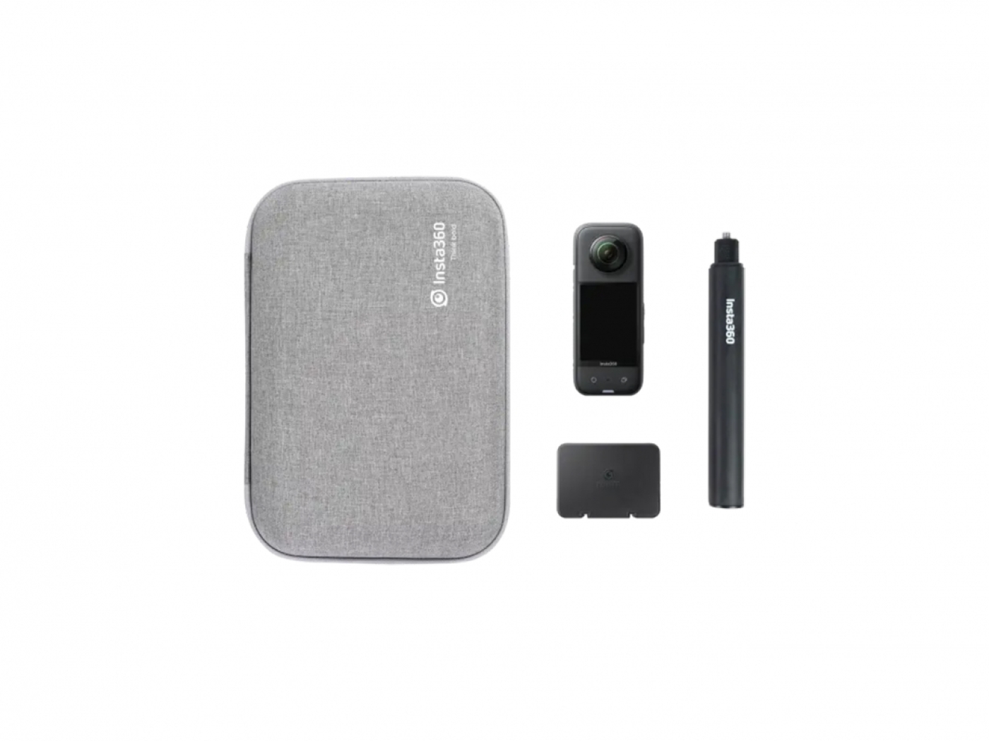 Šedé pouzdro na kameru Insta360 X3