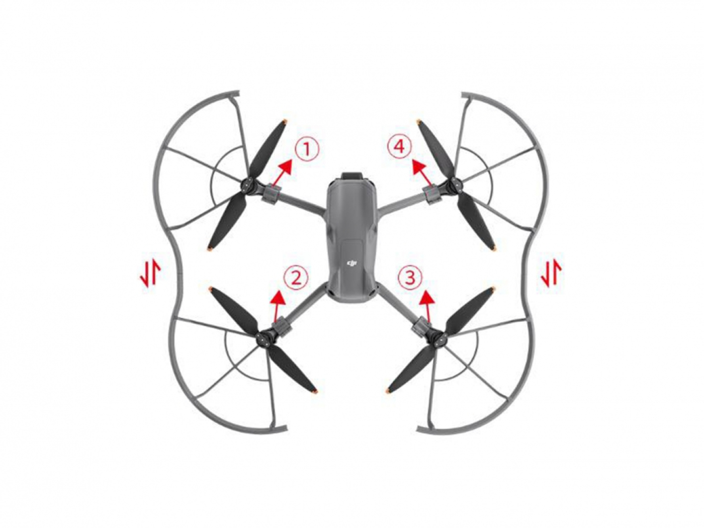 Ochranné oblouky na dron DJI Air 3