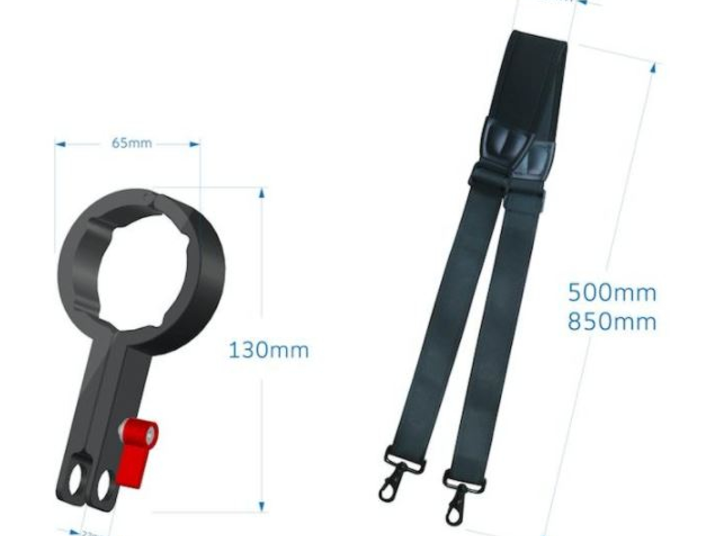 Popruh na krk s adaptérem na stabilizátor DJI Ronin-S