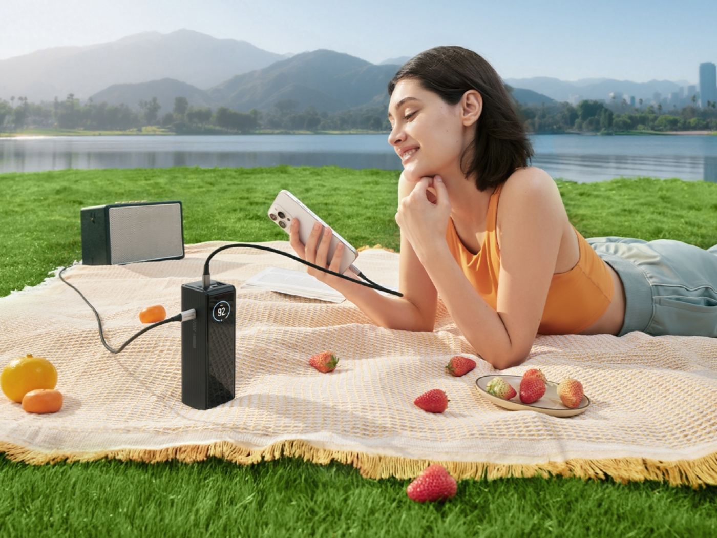 EcoFlow RAPID Powerbanka (25000mAh) - černá