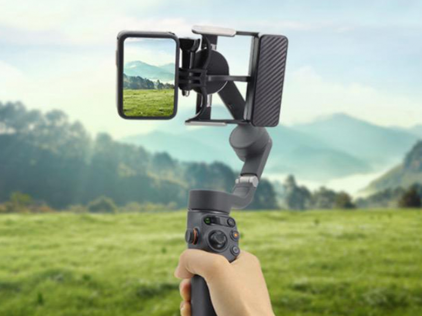 Adaptér pro připojení akční kamery DJI Osmo Action 4 na stabilizátor DJI Osmo Mobile 6