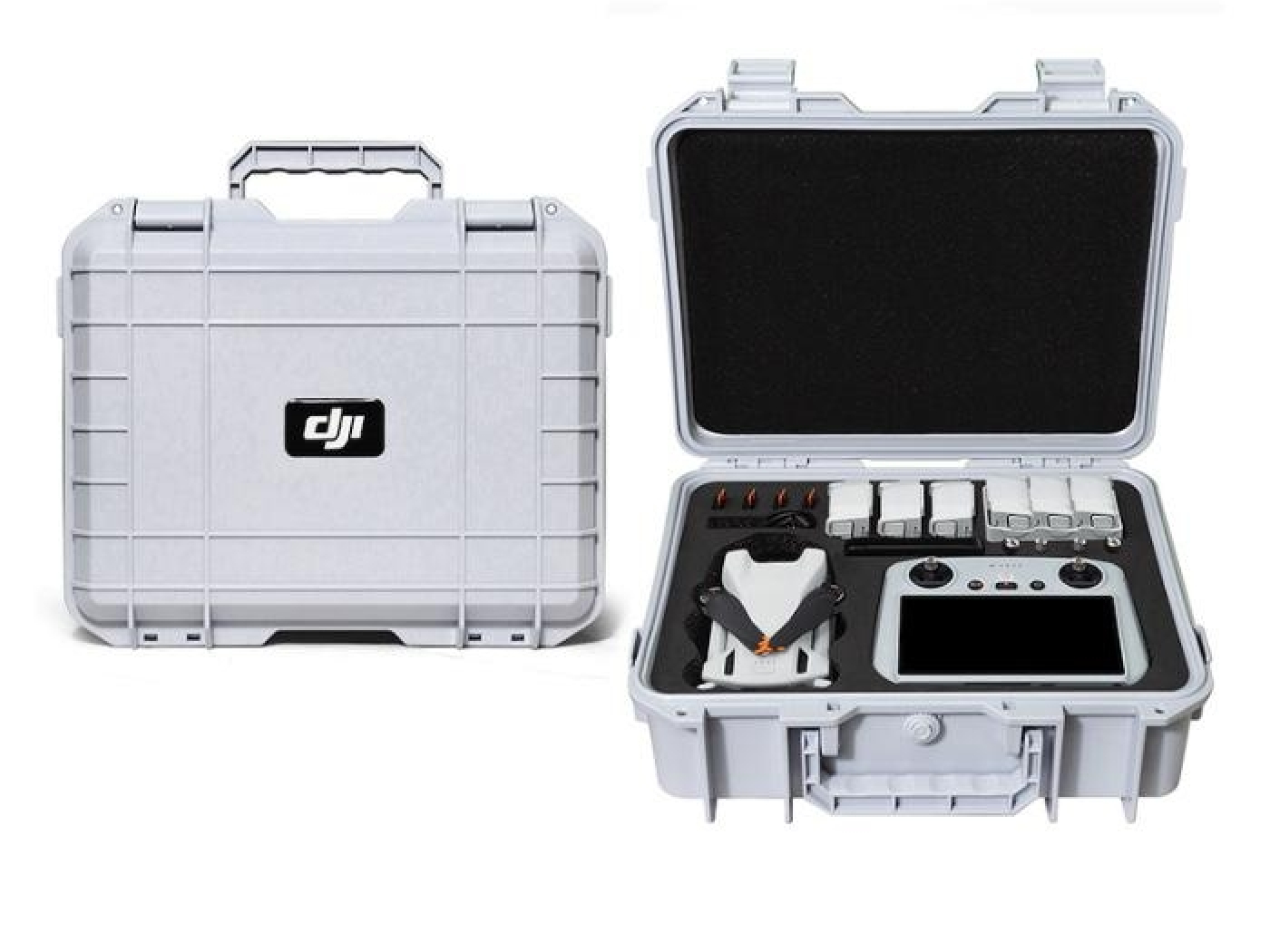 Bílý odolný kufr na dron DJI Mini 3 / Mini 3 Pro