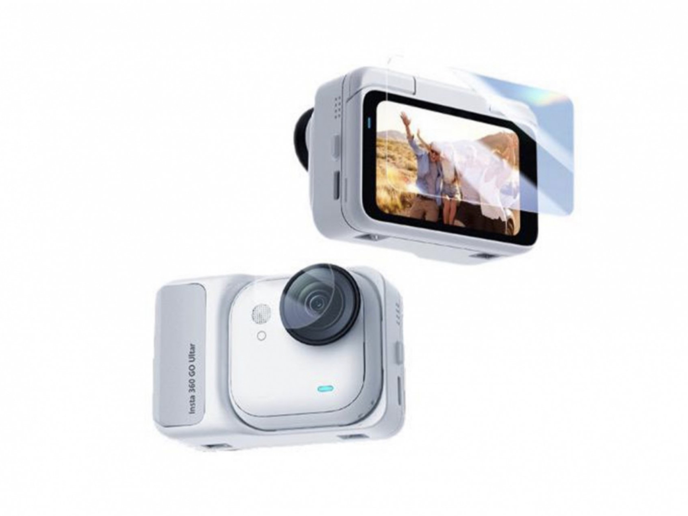Ochranná fólie na displej a chránič čočky pro kameru Insta360 GO Ultra