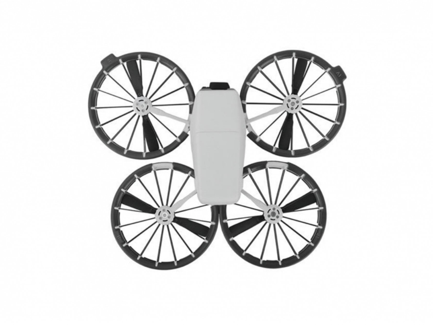 Ochrana nárazníku s podvozkem na dron DJI Flip – černá