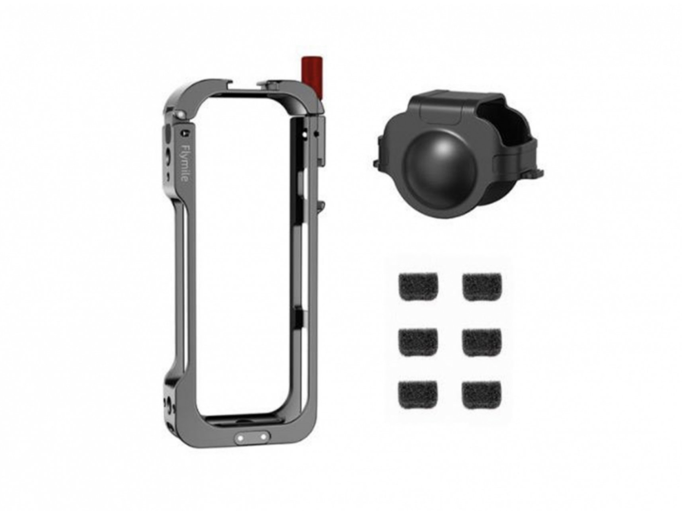 Vertikálně-horizontální rámeček s pěnou pro potlačení hluku pro Insta360 X5