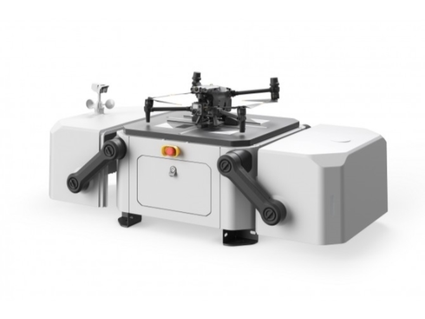 DJI Dock s DJI Matrice 30T v Dock verzi