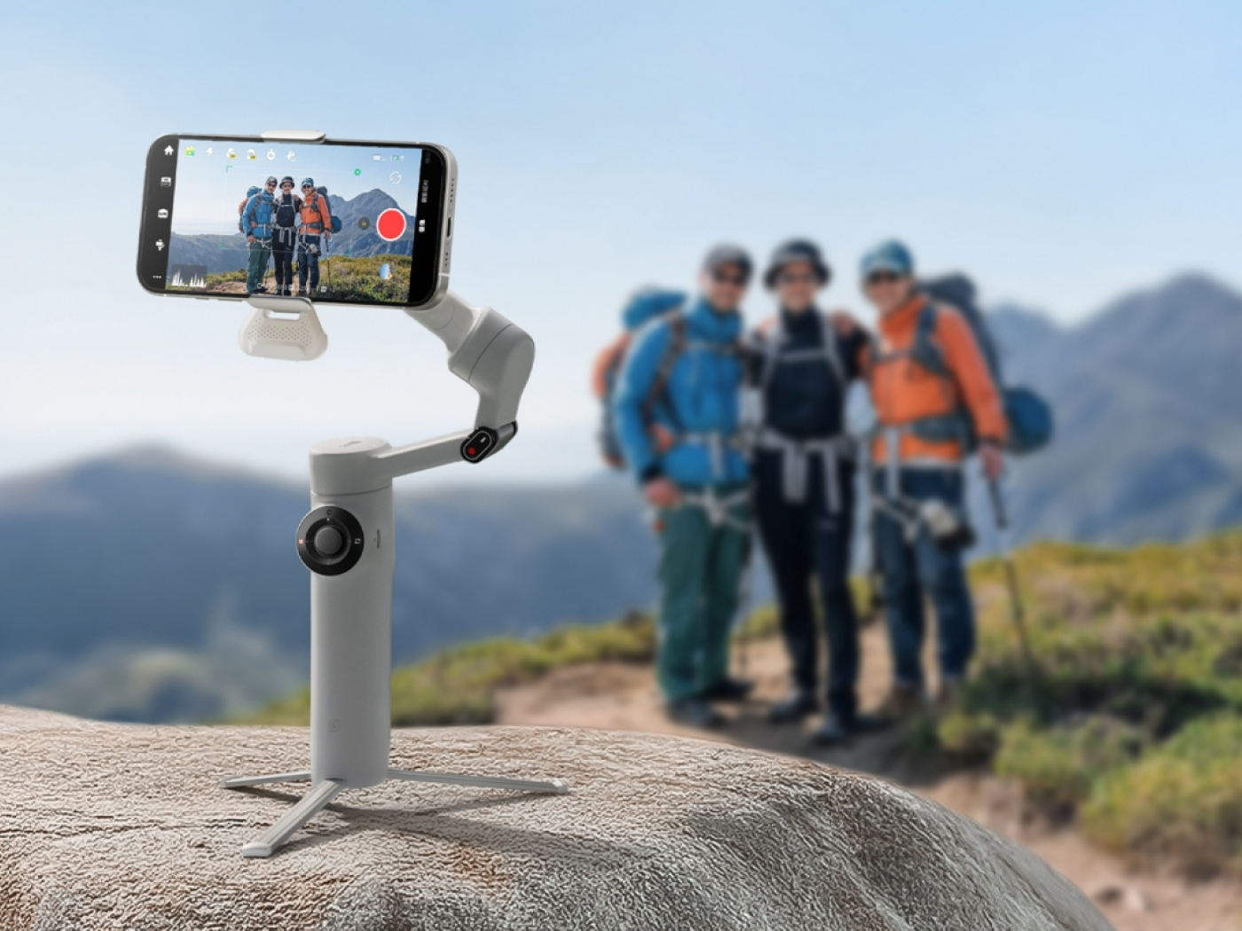Stabilizátor na telefon Insta360 Flow 2 AI Tracker Bundle - šedý