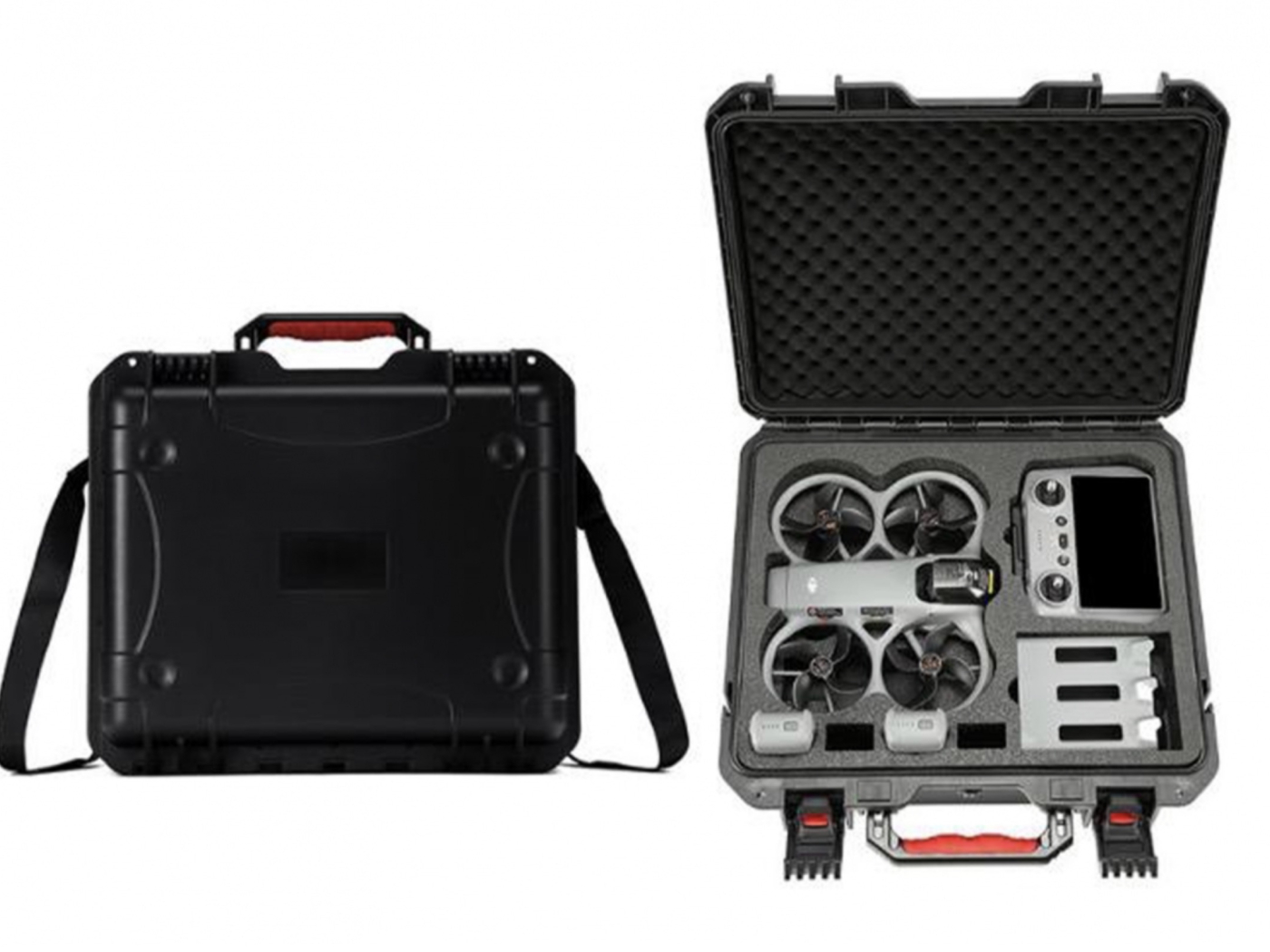 Kufr s ramenním popruhem pro dron DJI Avata 360 (DJI RC 2 + RC Motion 3) uvnítř.jpeg