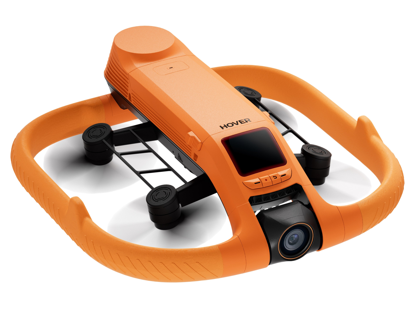 DRON HOVERAir AQUA ze předu ze strany DRONPRO