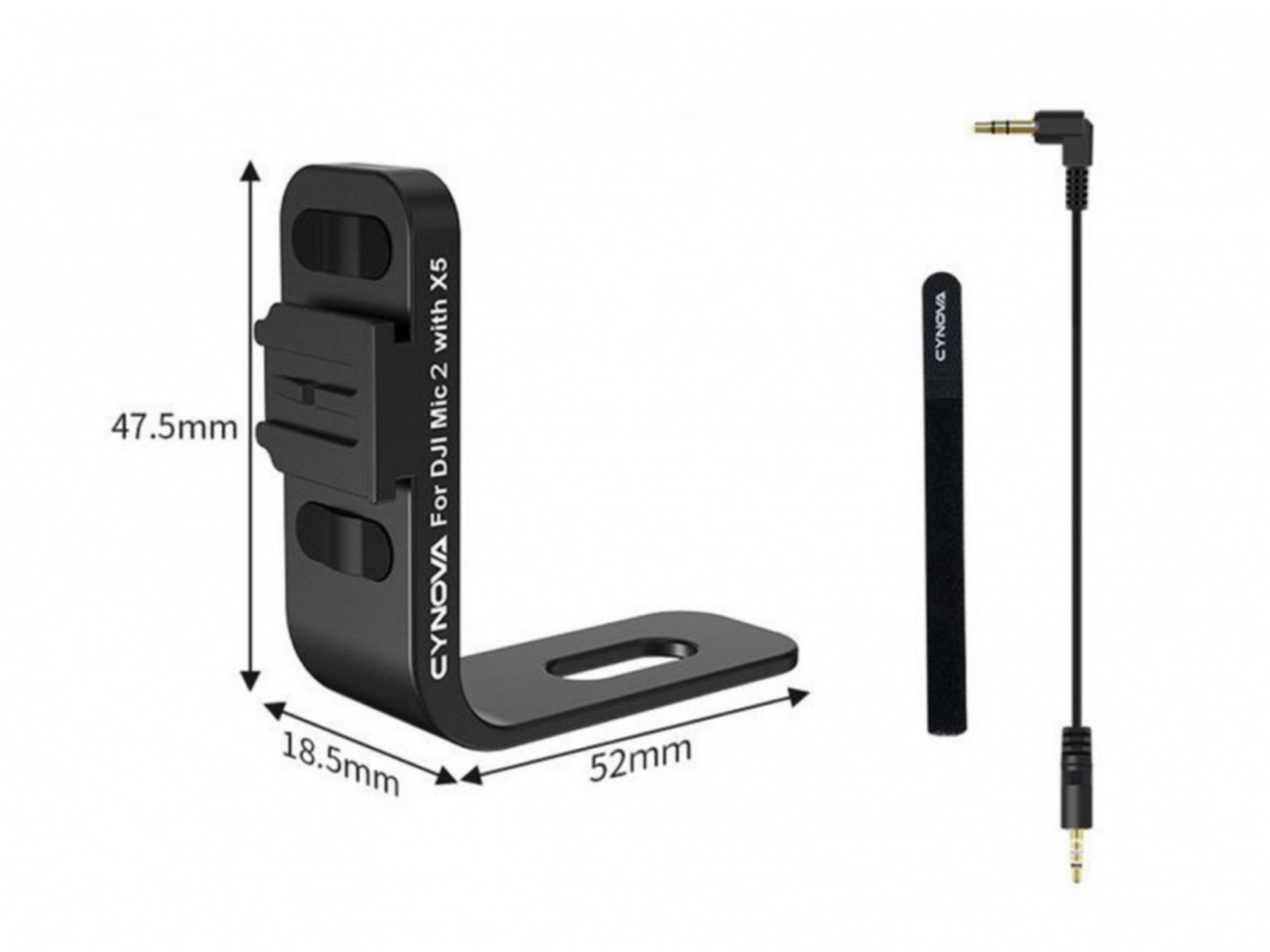 Držák DJI Mic 2 pro akční kameru Insta360 X5